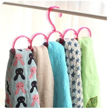

1 pc Multifunction Round Scarf Shawl Belt Tie Hangers High Quality Durable Plastic Clothes Hanger Hook Holder Tools