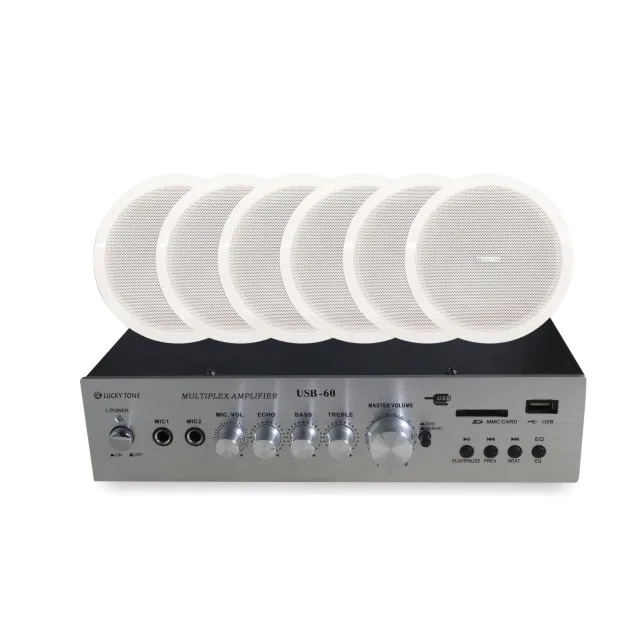 USB 60 60W High Quality USB Mixer Amplifier Audio Home