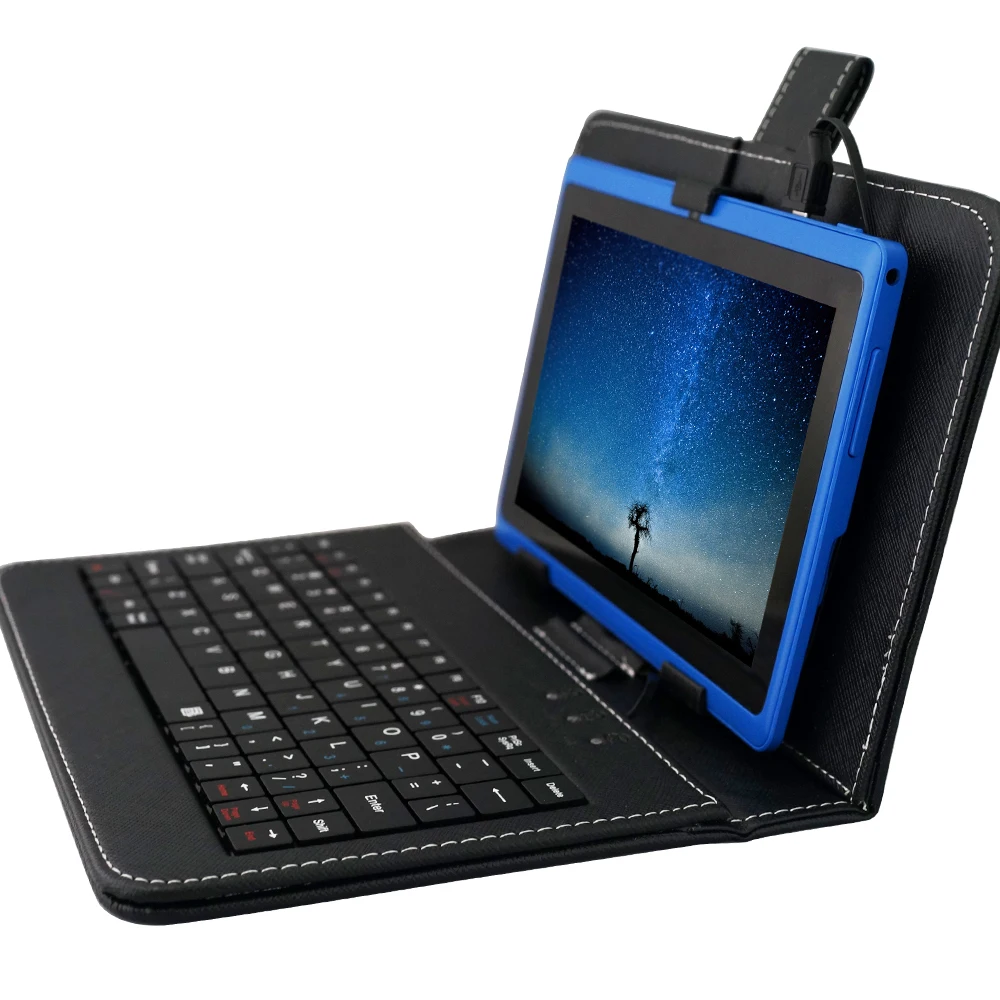 YUNTAB 7 &quotсиний цвет Q88 Android 4 планшетный ПК Allwinner A33 1 5 ГГц четырехъядерный с двойной