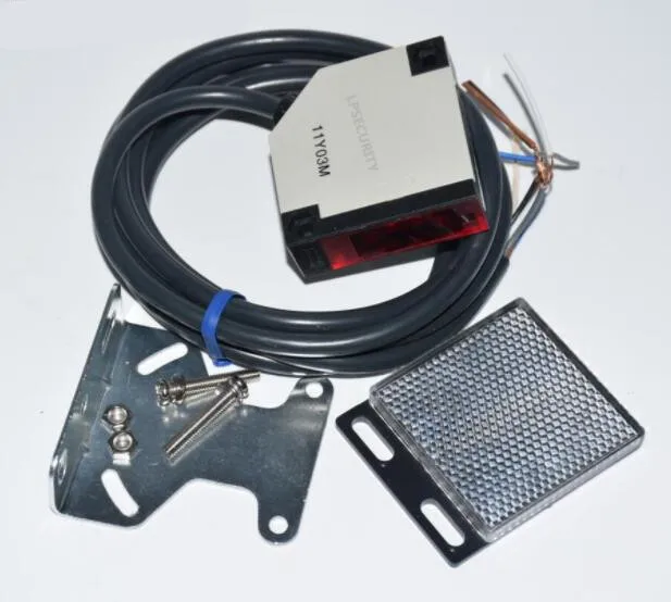 

Infrared beam Reflective Photocell for electrical gate photoelectric switch for 4 meters detection gate photocells