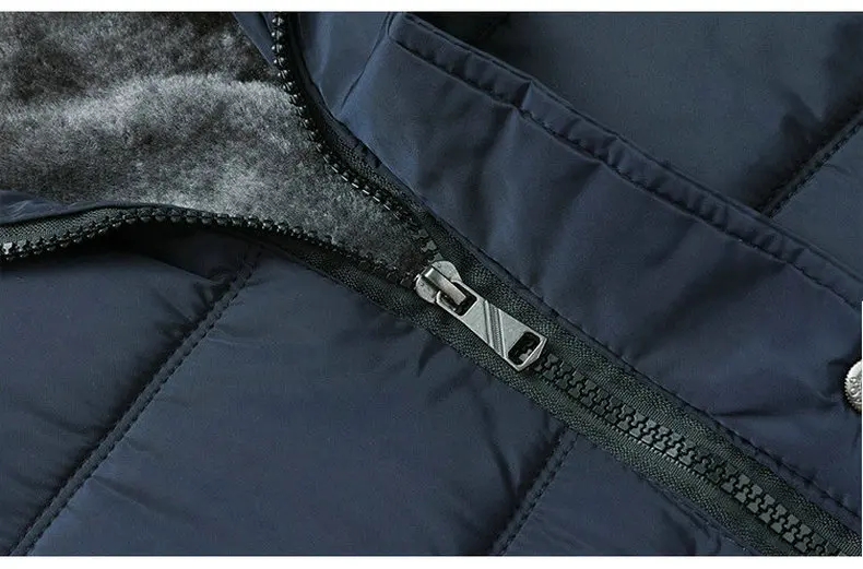 Новая зимняя куртка мужская-20 градусов утолщенная Теплая мужская парка с капюшоном пальто флисовые мужские куртки верхняя одежда Jaqueta Masculina