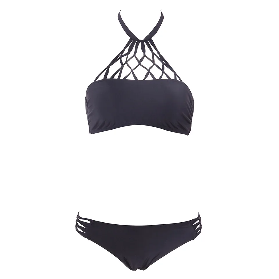 

KINGTUT 2019 New Arrival Sexy Brazilian Bikinis Halter Bikini Set Swimsuit Women Swimwear Female Summer Bathing Suits Biquini