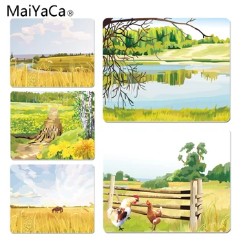 

MaiYaCa In Stocked Field vector scenery Computer Gaming Mousemats Size for 180x220x2mm and 250x290x2mm Small Mousepad