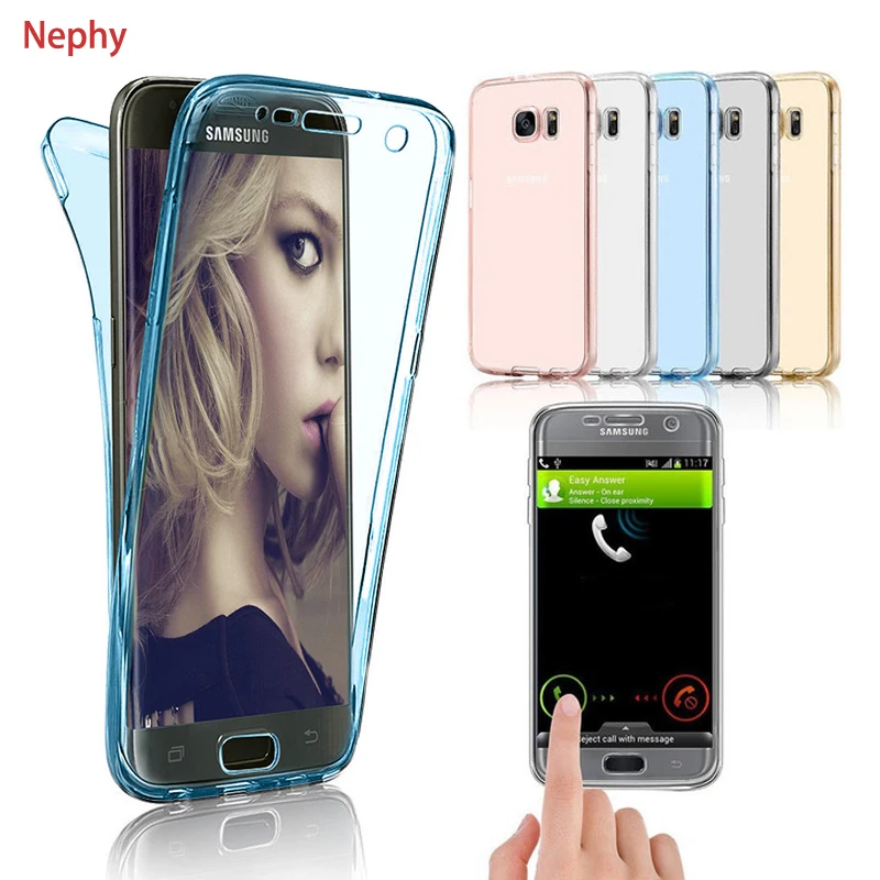 

Silicone Case For Samsung Galaxy S9 S8 A8 Plus 2018 S5 S6 S7 Edge A3 A5 A7 2015 2016 J3 J5 Pro J7 Neo 2017 Soft 360 Full Cover