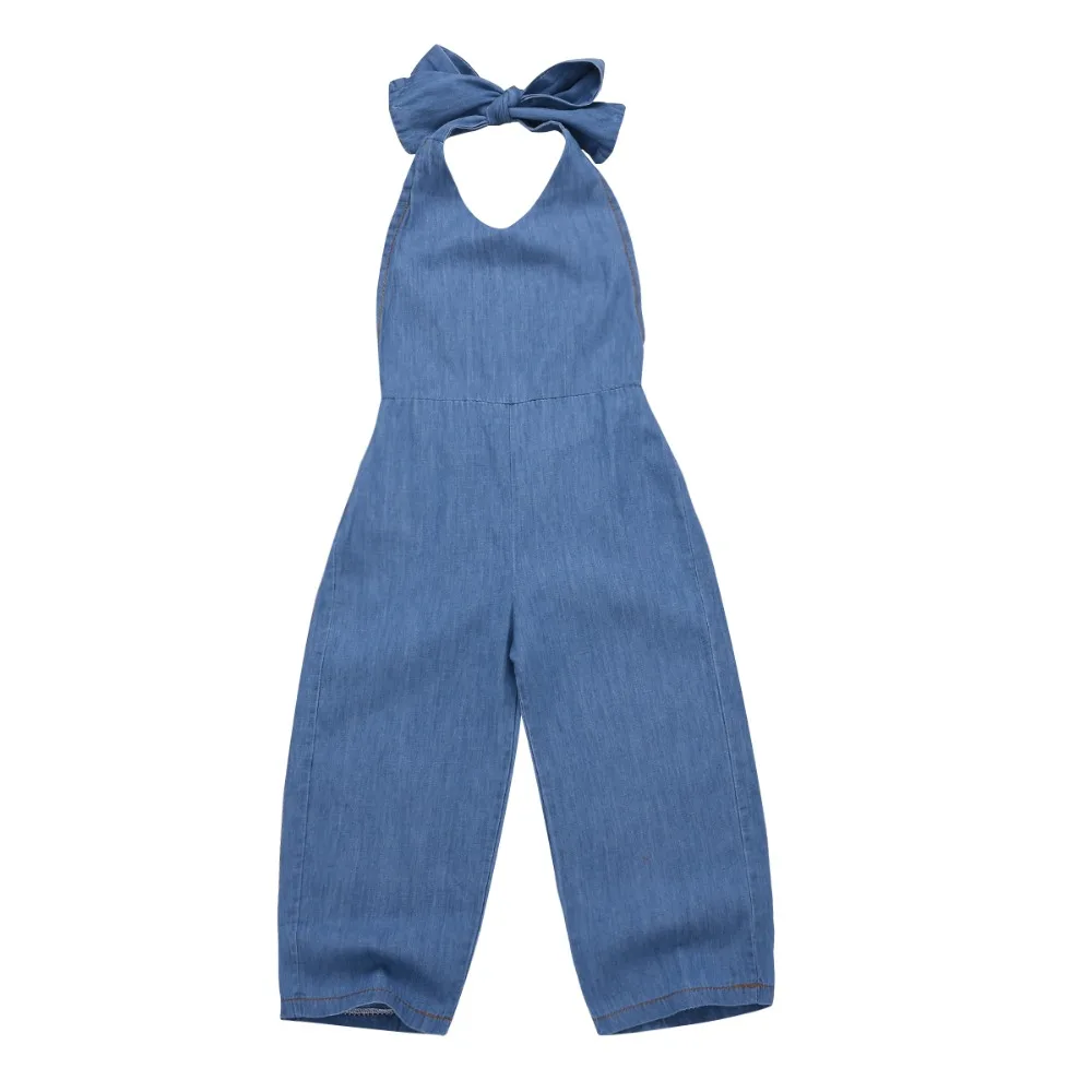 

Children Wear Summer Toddler Denim Overalls Jeans For Kids Clothes Fashion Baby Girls Jumpsuits Rompers