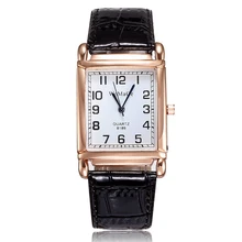 4 Couleurs Style Simple Marque Montres Femmes De Mode Carré Cas PU En Cuir Quartz Montre Lady Robe Montre-Bracelet Reloj Mujer Horloge