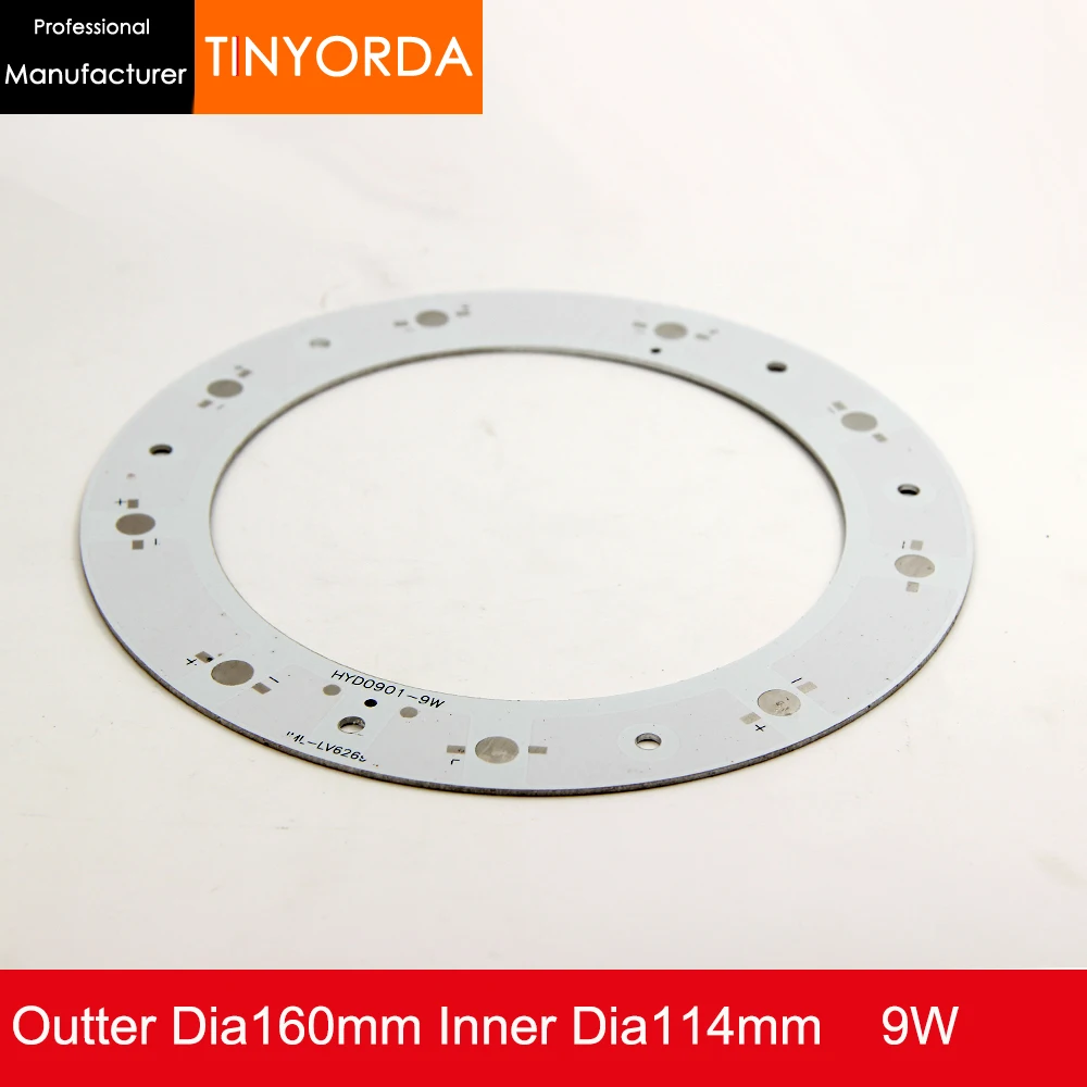 27pcs/ lot DIY Light Aluminum PCB Board 9W Aluminium Circuit 9* 1w 2w 3w LEDS | Освещение