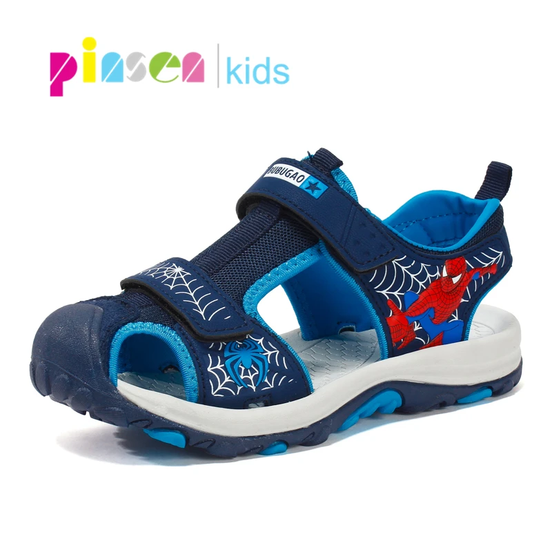 

PINSEN 2019 Summer Kids Sandals For Boys Beach Spiderman Casual Child Sandals Shoes For Boy Slippers Sandalias chaussure enfant