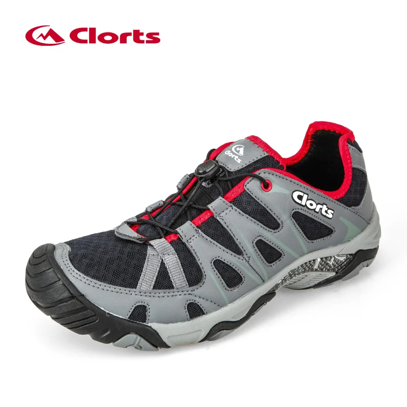 Clorts Men Summer Water Shoes PU Air Mesh Wading Shoes Breathable Sport Aqua Sneakers 3H025