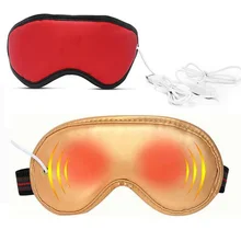 USB Отопление Электрический компресс с солью распаривающая маска для сна Отопление удобный сон облегчение усталости глаз вниз темных кругов