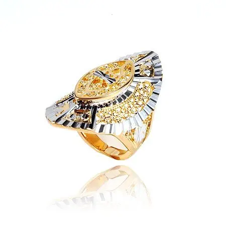 

MxGxFam Generous Rings without Stone for Special Design and 18 Gold Color