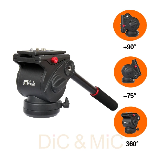 JIEYANG JY0506H Video Camera Fluid Tripod Head / Hydraulic head for