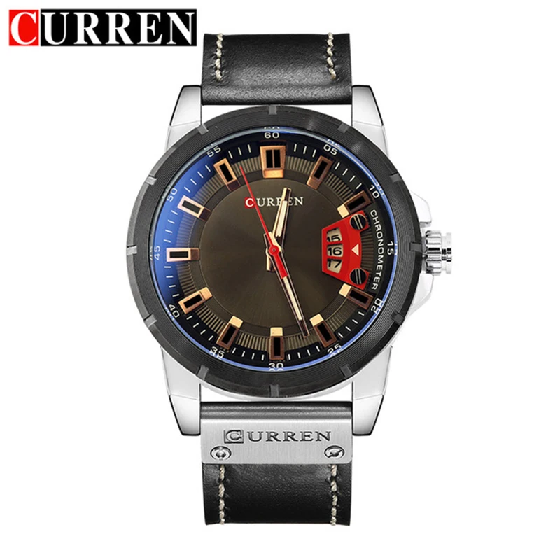 

CURREN Watch Men Brand Luxury Military Quartz Wristwatch Fashion Casual Sport Male Clock Leather Watches Relogio Masculino 8284