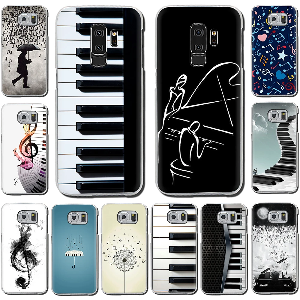 

piano guitar music Hard Phone Cover Case For Samsung Galaxy S6 7 Edge S8 9 Plus S10 E Plus Note8 9 M10 20 30