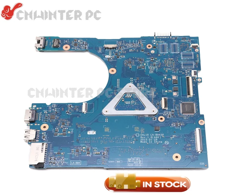 NOKOTION CN-0F0T2K 0F0T2K AAL10 LA-B843P для Dell inspiron 5458 5558 5758 Материнская плата ноутбука SR215 3205U Процессор GeForce 920 м