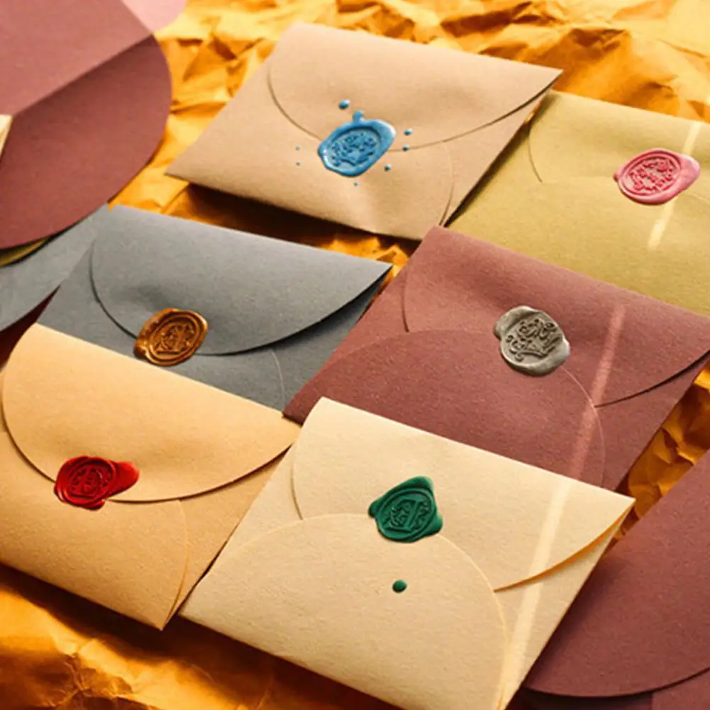  HobbyLane 10Pcs/Set Vintage Sealing Wax Sticks for Melting Tool Stamp Envelope Invitation - 33060495855