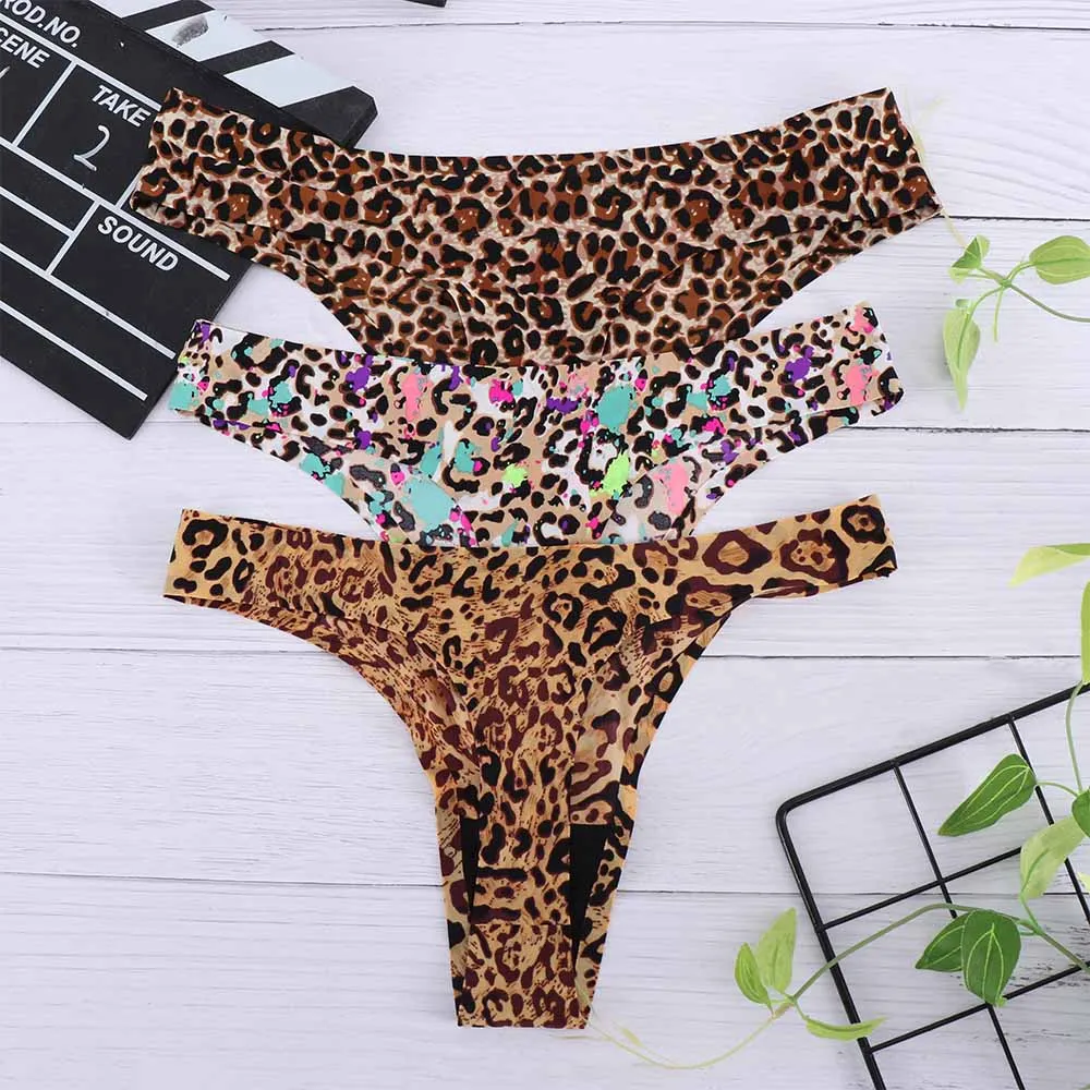 Fashion Leopard Women Panties Sexy Seamless Underwear Women Panties G-String Women's Briefs Lingerie Thong for Women