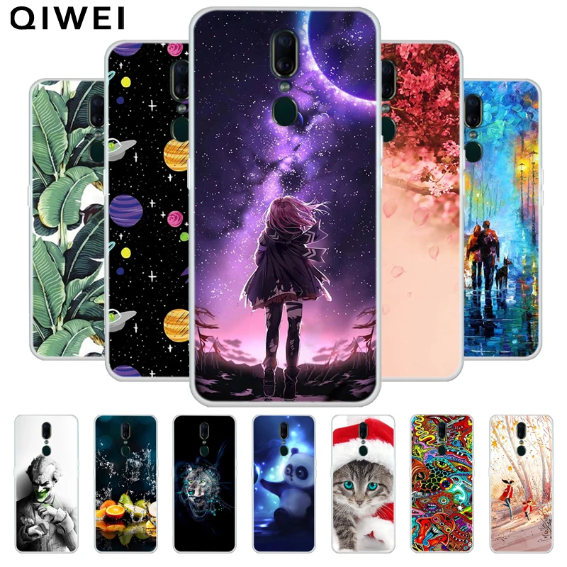 For OPPO F11 Case Soft TPU COOL Painting Silicone Back Cover For OPPO F11 Pro F 11 Phone Cases Realme X2 Pro XT RealmeX2 X 2