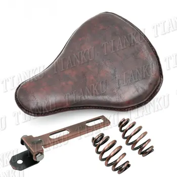 

Custom Cruisers Motorcycle Leather Spring Seat For Kawasaki Vulcan Classic VN 400 VN500 VN800 VN 900 1200 1500 1600 2000 Chopper