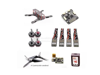 

DIY FPV mini drone QAV250 V2 quadcopter kit F3 6DOF flight control combos