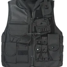 Американская группа захвата вооруженных преступников Airsoft тактический бой жилет черный-34040