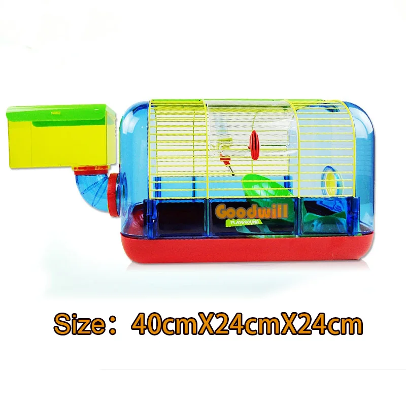 Большой хомяк клетка обитания playgound залить Guinea Pig suite Cage Хрустальные Роскошные cavy