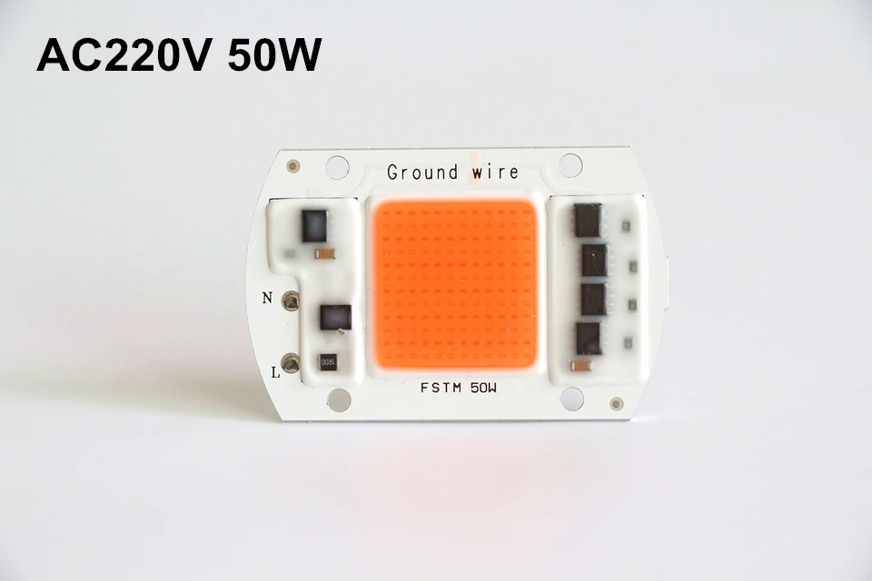 AC 220 В полный спектр COB LED лампа для выращивания чип 20 Вт 30 50 Светодиодная сделай