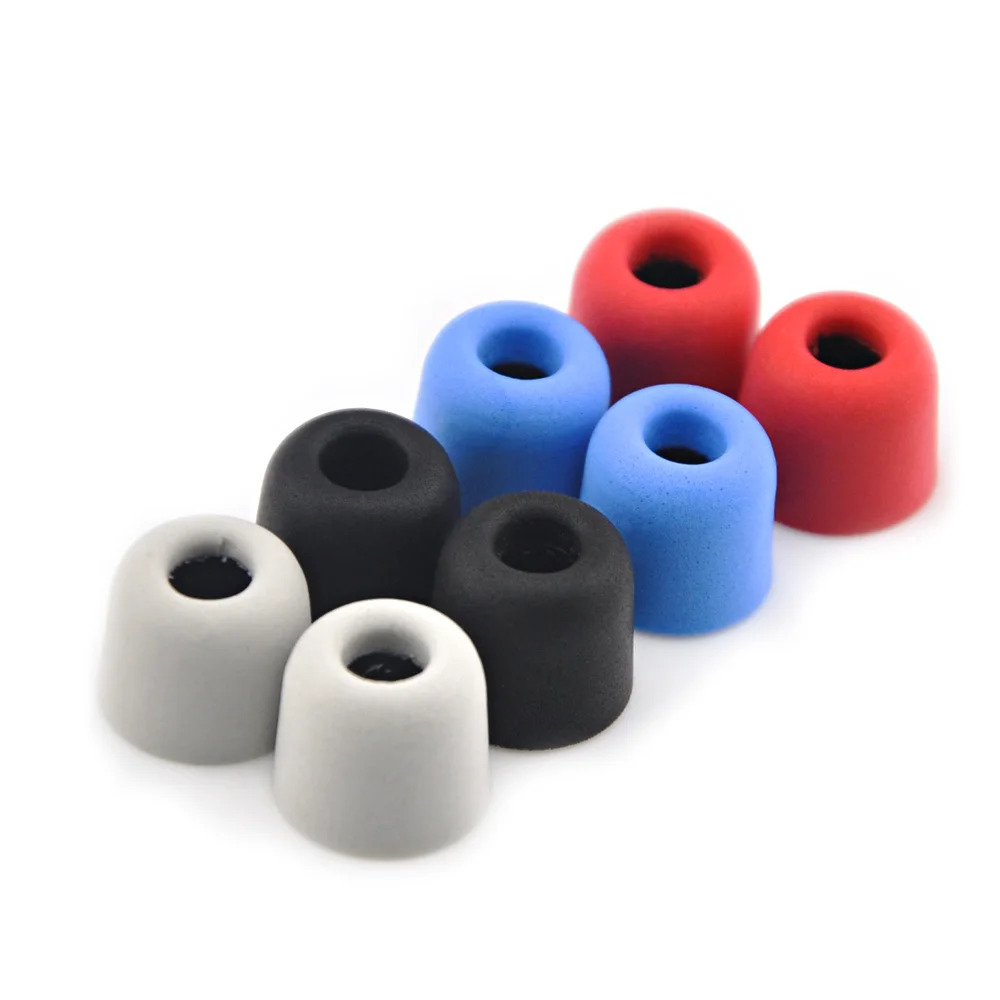4Pairs(8pcs) Wooeasy Noise Isolating Memory Foam tips 3mm/5mm T100/T400