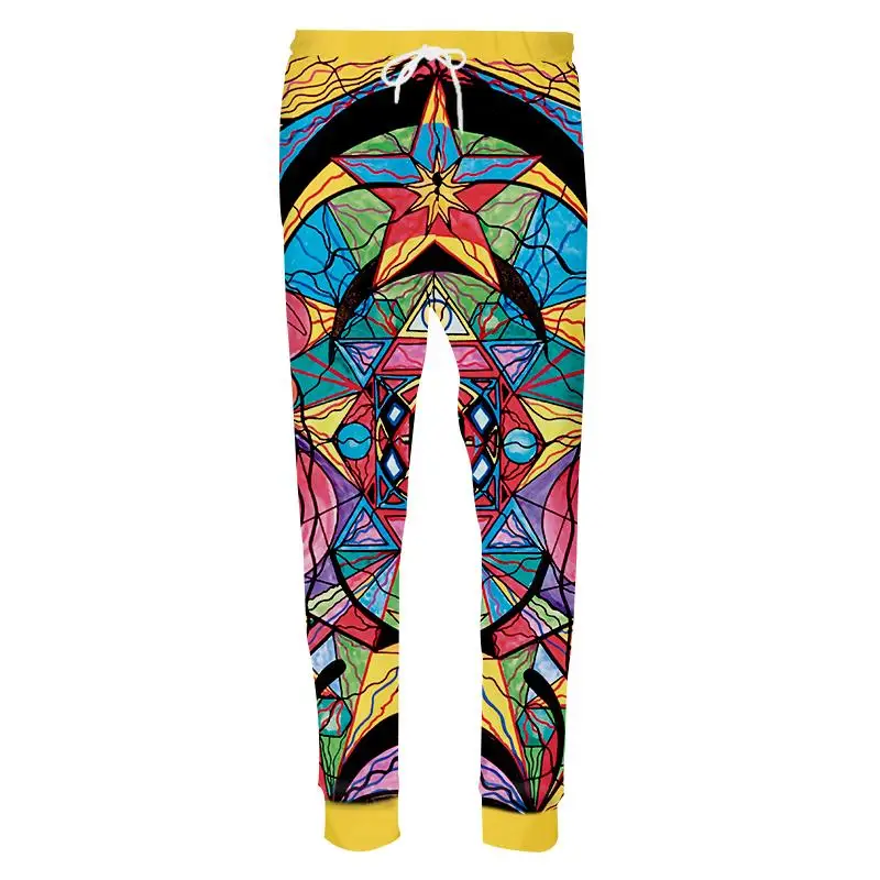 3D Для мужчин s Sweatpant печатных Красочный Абстрактный Стиль брюк Для мужчин сезон: весна–лето длинные штаны Бодибилдинг бегунов модные CD50