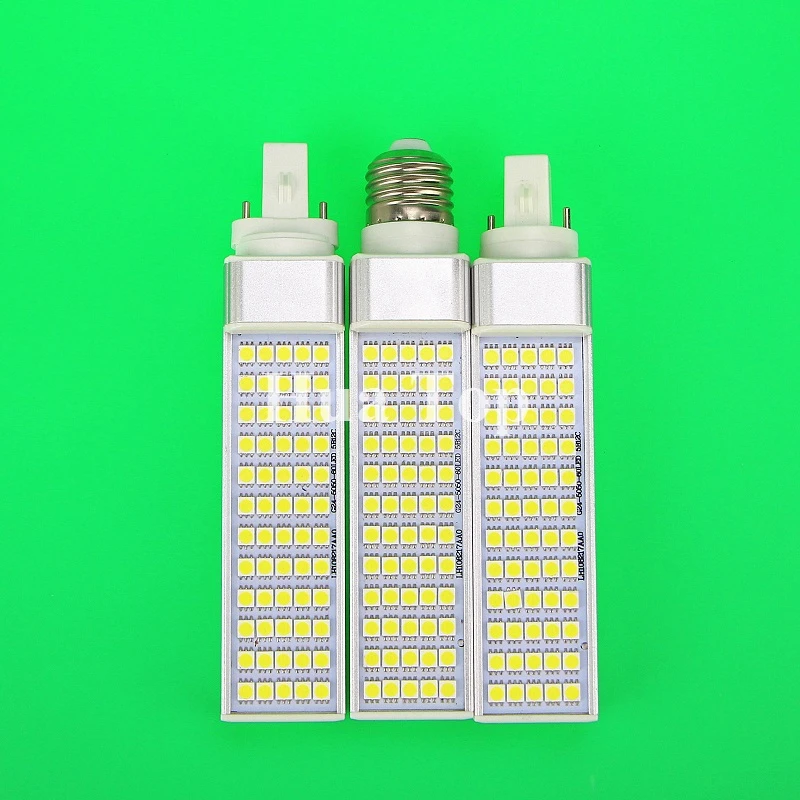 Lampada13W G24 E27 G23 Светодиодная лампа с горизонтальной вилкой SMD5050 светодиоды AC85-265V
