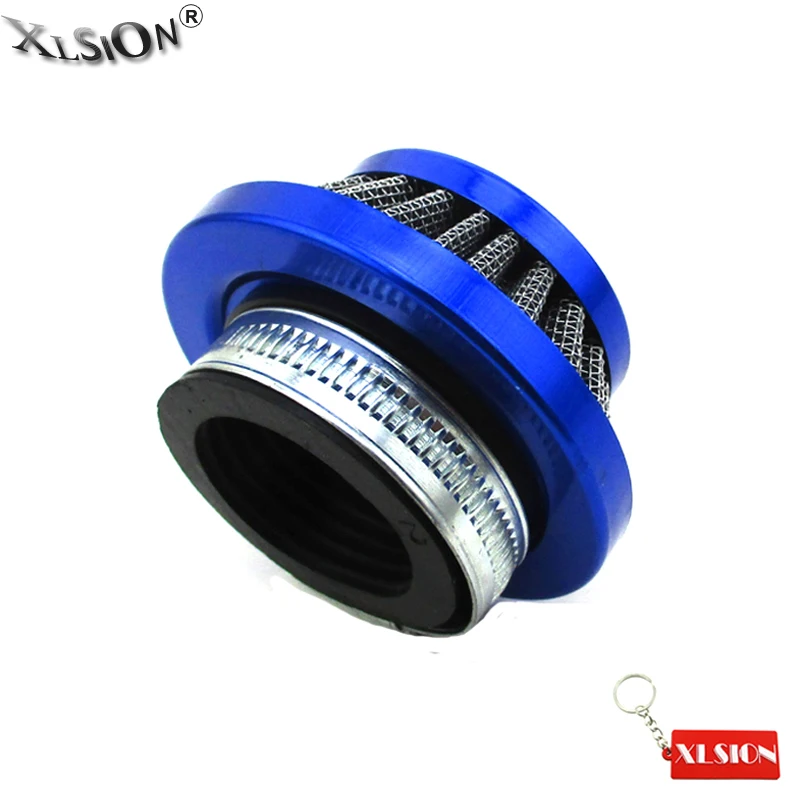 XLSION Aftermarket Blue 35 мм Очиститель воздушного фильтра для 50cc 70cc 90cc 110cc 125cc ATV Go Kart Dirt Pit Bike
