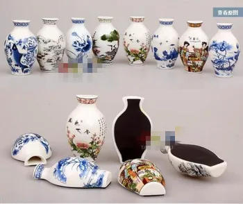 

Wholesale10pc Chinese Classic Blue&White Porcelain Vase Shape Cute Fridge Magnet