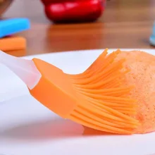 ONME силиконовая жаропрочная форма для хлеба кисточки для приготовления пищи Кондитерские масла кисточка для смазывания гриля инструмент цвет случайный