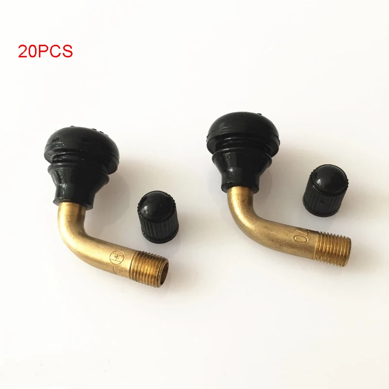 Youwinme 20pcs PVR60 Electric Motorcycle Brass Tire Valve Core Stems