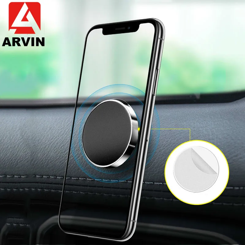 Автомобильный магнитный держатель Arvin для iPhone X XR XS 8 7 универсальное