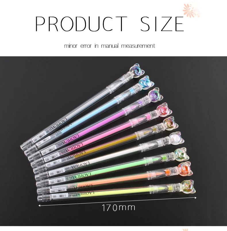 9 Цвета/комплект высокое японское светлые ручки двуглавый флуоресцентная ручка милый арт маркер для рисования канцелярские фломастеры