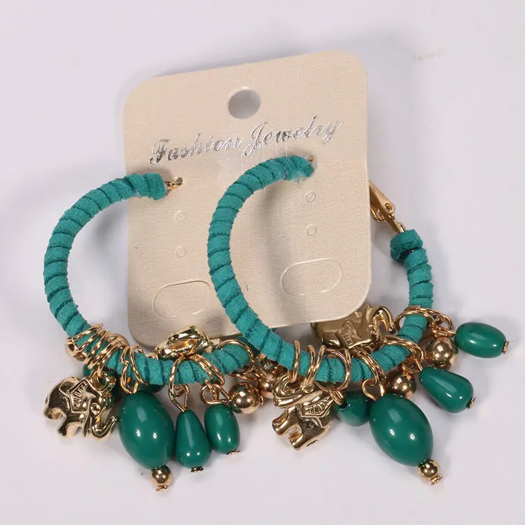 Классические длинные серьги подвески в виде животных 4 цвета|earring tree|earrings pandapendant