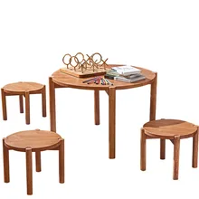 Детские мебельные гарнитуры комплект детской мебели из массива дуба, деревянные детские настольные наборы табуреток детский обеденный стол Меса обеденный стол bureau enfant