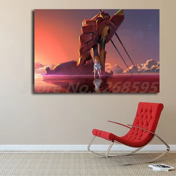 

Evangelion Death Of Eva Unit 02 Asuka Canvas Posters Prints Wall Art Painting Decorative Picture Artwork Modern Home Decoration