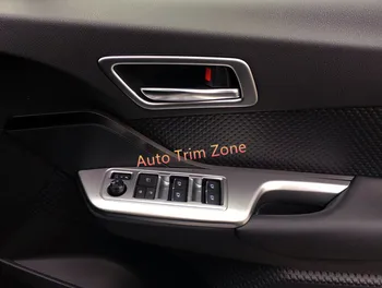 

4*ABS Matte Inner Door Handle Cover Trim For Toyota C-HR CHR 2016-2017