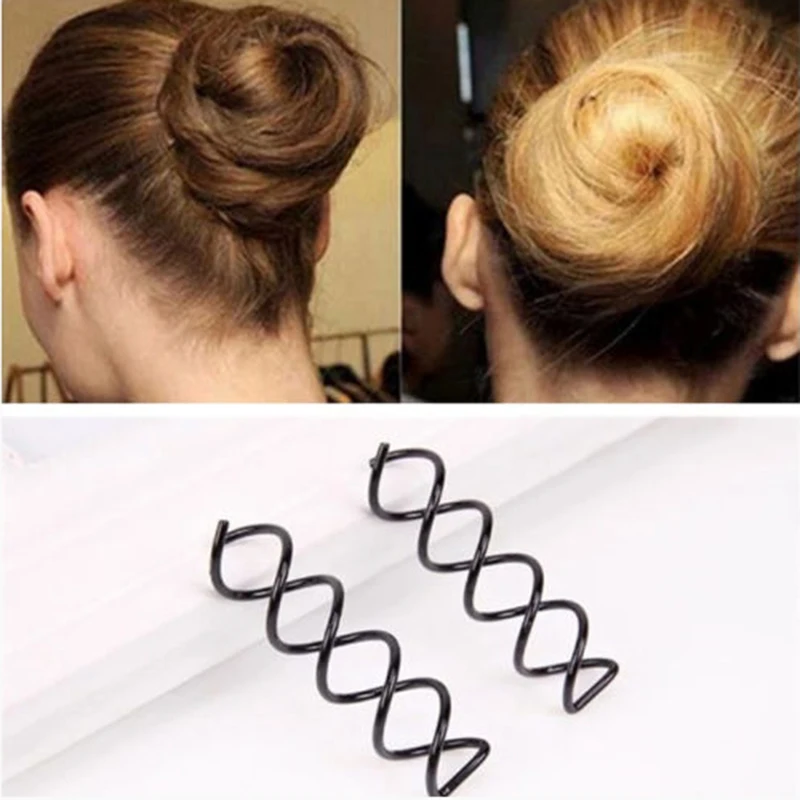 10 Pcs Spiral Spin Screw Hair Clip Twist Braiders Barrette Black New Hairpins Hair Braider Styling Accessories Hair Accessories