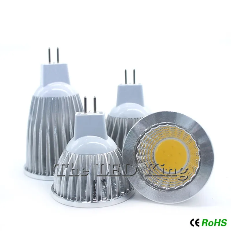 

New High Power Lampada Led MR16 GU5.3 COB 6w 9w 12w Dimmable Led Cob Spotlight Warm Cool White MR 16 12V Bulb Lamp GU 5.3 220V