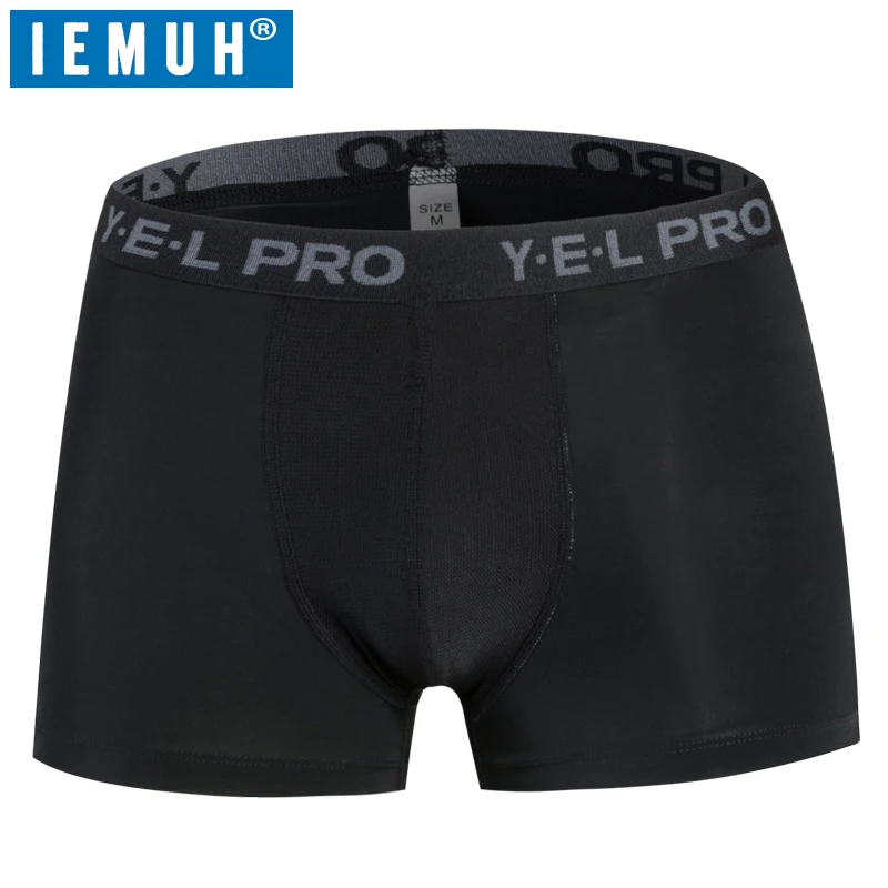 

IEMUH Brand 2018 New Boxers Men Underwears Quick Dry Panties Male Sexy Breathable Absorb Sweat Underwear Comfortable Shorts