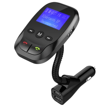

Car Bluetooth Hands-free Mp3 Player wireless FM Transmitter Car Kit Dual USB Car Chargers Auto Sleep Power On/Off