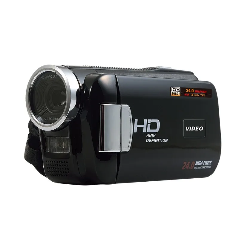 Ordro HD 16X Zoom цифровая камера 24 мегапикселя CMOS 3,0 дюймов Вращающийся экран Reflex Профессиональный видеомагнитофон видеокамеры