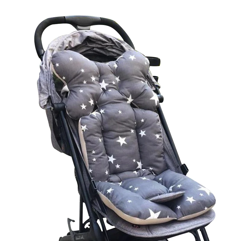 

Baby Printed Stroller Pad Seat Warm Cushion Pad mattresses Pillow Cover Child Carriage Cart Thicken Pad Trolley Chair Cushion