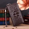 FEIDIKABOLO New Wallet Crocodile Long Men Wallets PU Leather Male Purse Men's Clutch Wallets Fashion Man Zipper Wallet Coin Bags ► Photo 3/6