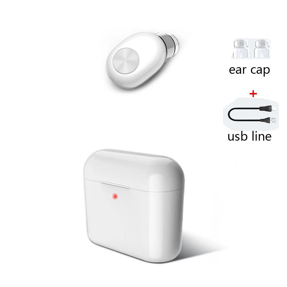 BL1 Bluetooth наушники гарнитура Мини беспроводной наушник с зарядным боксом микрофон