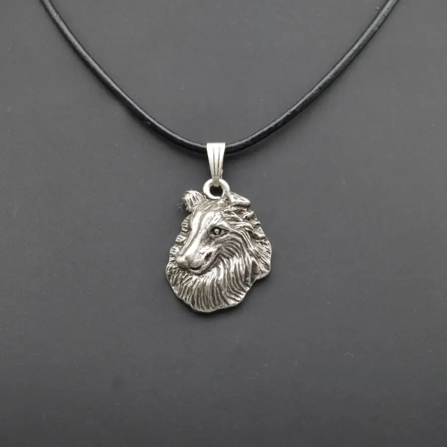 Wholesale Handmade Retro Rough Collie Pendant Necklace Female/Male Gift Jewelry Necklace--12pcs/Lot | Украшения и аксессуары