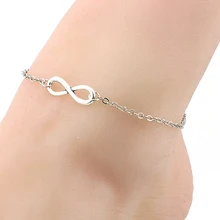 Women’s Sexy 8-Shape Chain Bracelet Barefoot Sandal Beach Anklet Foot Jewelry